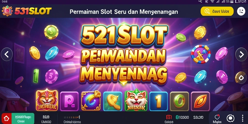 Tangkapan layar utama 531SLOT menampilkan gameplay Slot yang menarik.