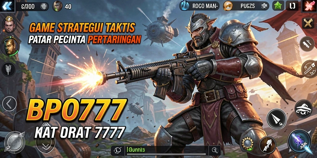 Tangkapan layar utama BPO777 menampilkan aksi strategi yang mendebarkan.