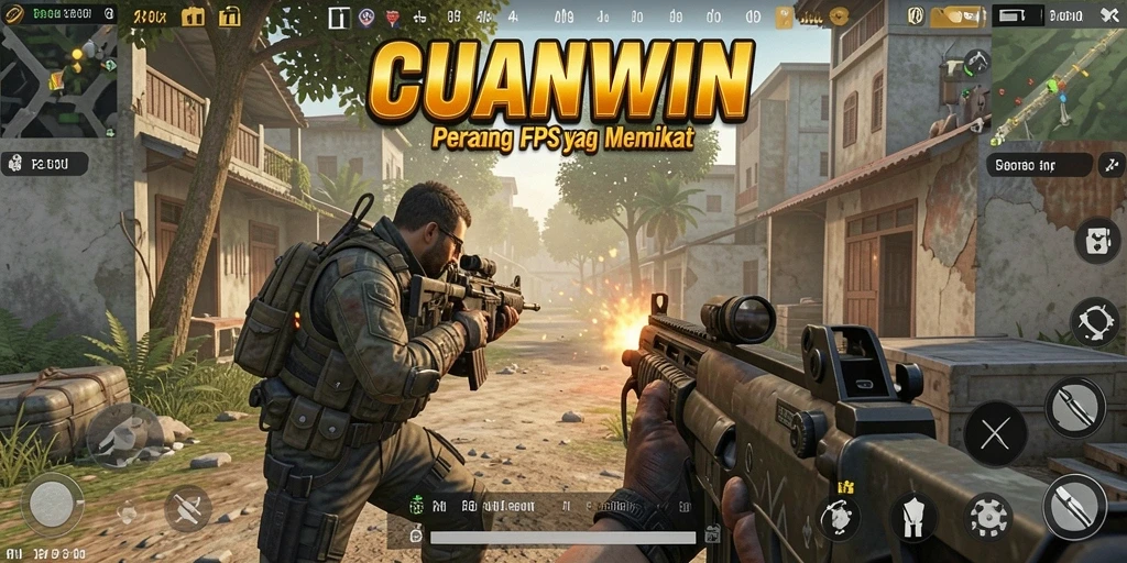 Tampilan gameplay seru dan mendebarkan dari CUANWIN.