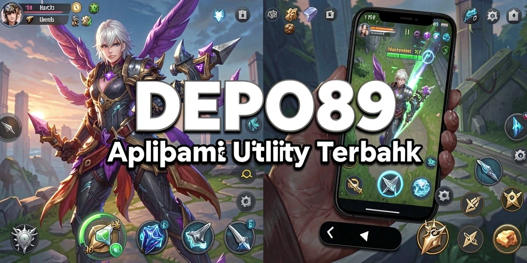 Tampilan antarmuka DEPO89 dengan berbagai fitur Utility.