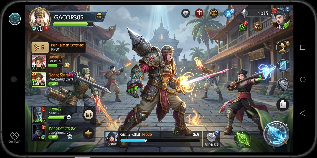 Tampilan gameplay seru dan strategi dalam GACOR305.