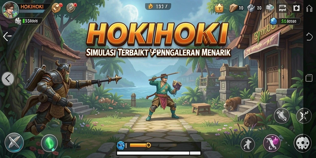 Tampilan gameplay menarik dari HOKIHOKI dengan simulasi realistis.