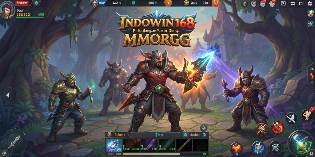 Tangkapan layar utama menunjukkan petualangan seru dalam dunia <strong>INDOWIN168</strong>