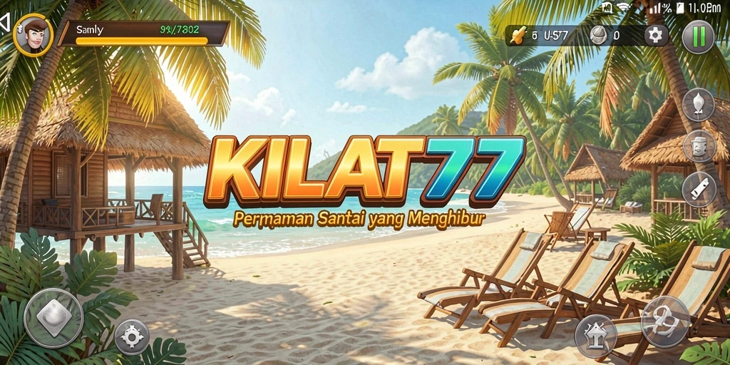 Screenshot utama KILAT77 menampilkan gameplay yang menyenangkan dan penuh warna.