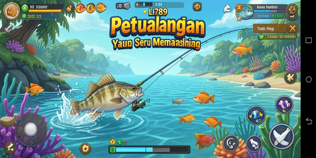 Tangkapan ikan besar dalam game LI789 dengan grafis yang memukau.