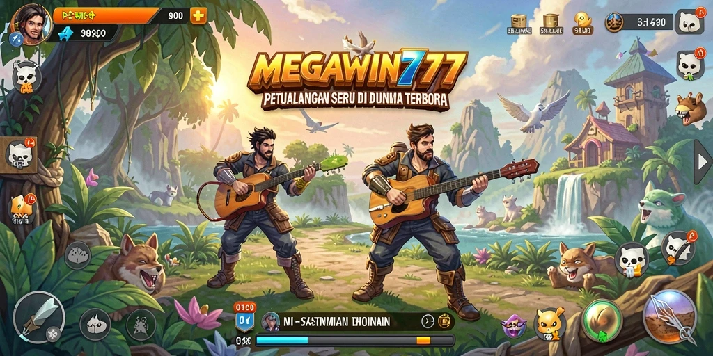Tampilan gameplay seru dari MEGAWIN777 di dunia terbuka.