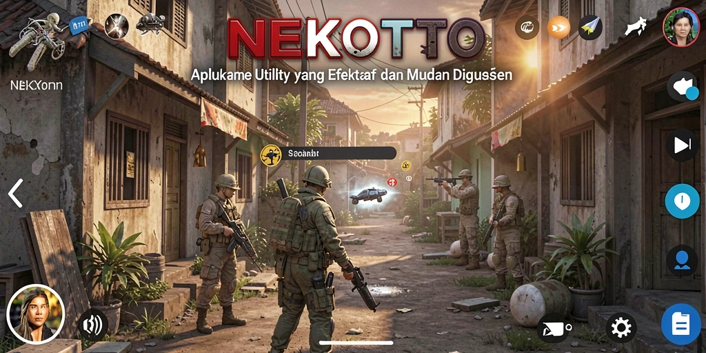 Tampilan antarmuka NEKOTOTO yang sederhana dan fungsional.