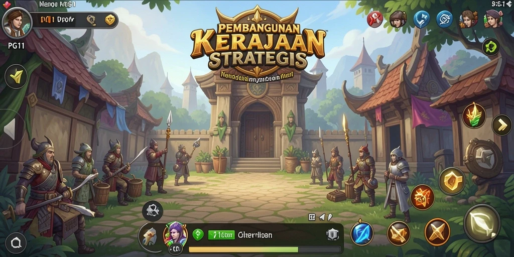 Tampilan menarik dari gameplay SLG dalam PG11.