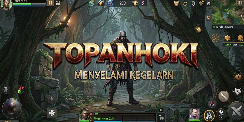 Tampilan gameplay <strong>TOPANHOKI</strong> yang mencekam dan dramatis.