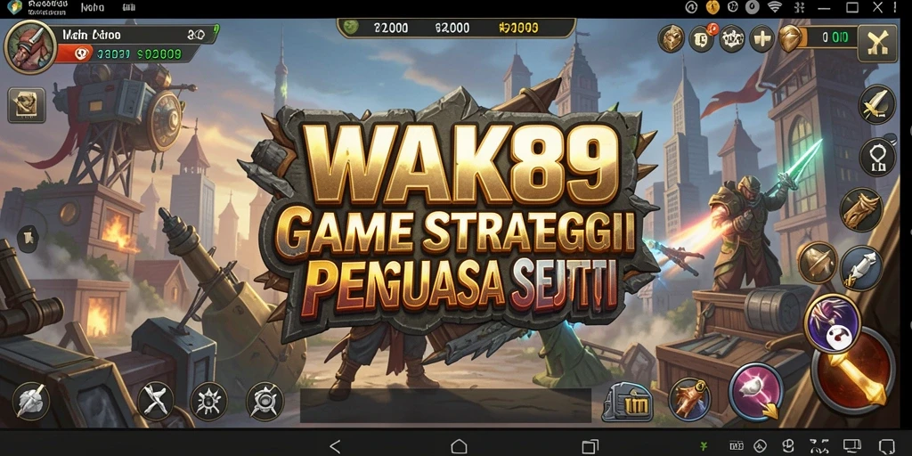 Tampilan gameplay strategis WAK89 yang menarik dan penuh aksi.