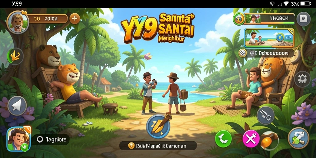 Screenshot gameplay Y89 yang penuh warna dan menarik.
